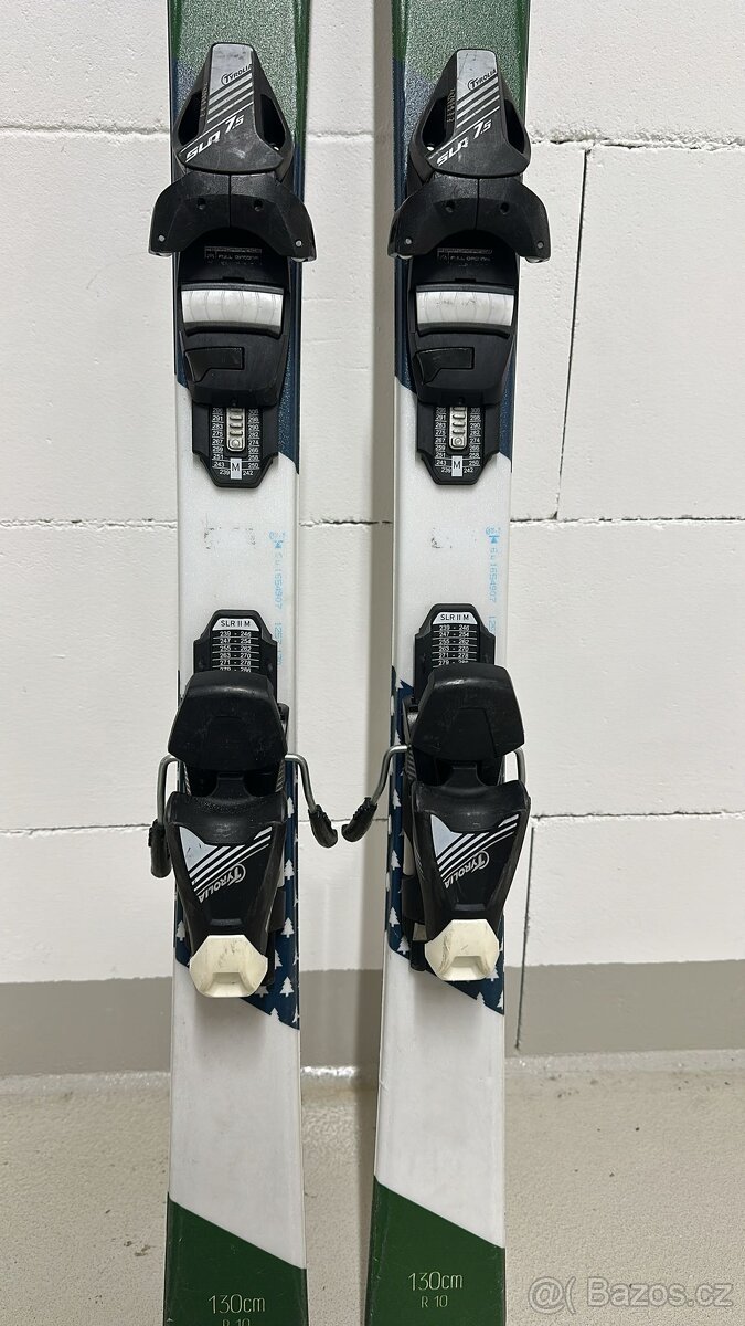 Dětské carvingové lyže vel. 130 cm v TOP STAVU jako NOVÉ - 2