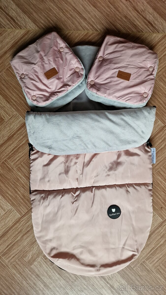 Zimní fusak Bimbi, rukávníky, dečka holčičí - 2