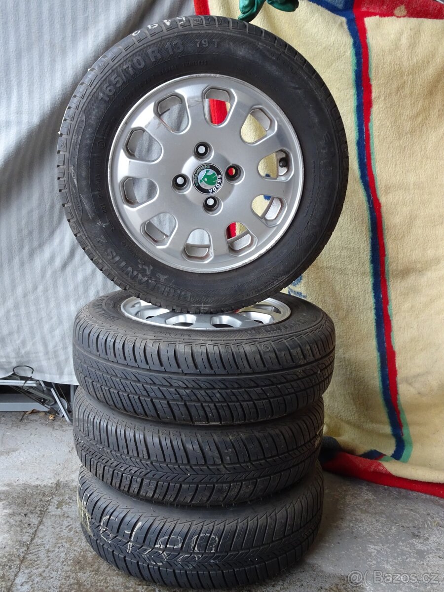 Škoda Felicia – kola (Alu. disky+pneu 165/70 R13) - 2