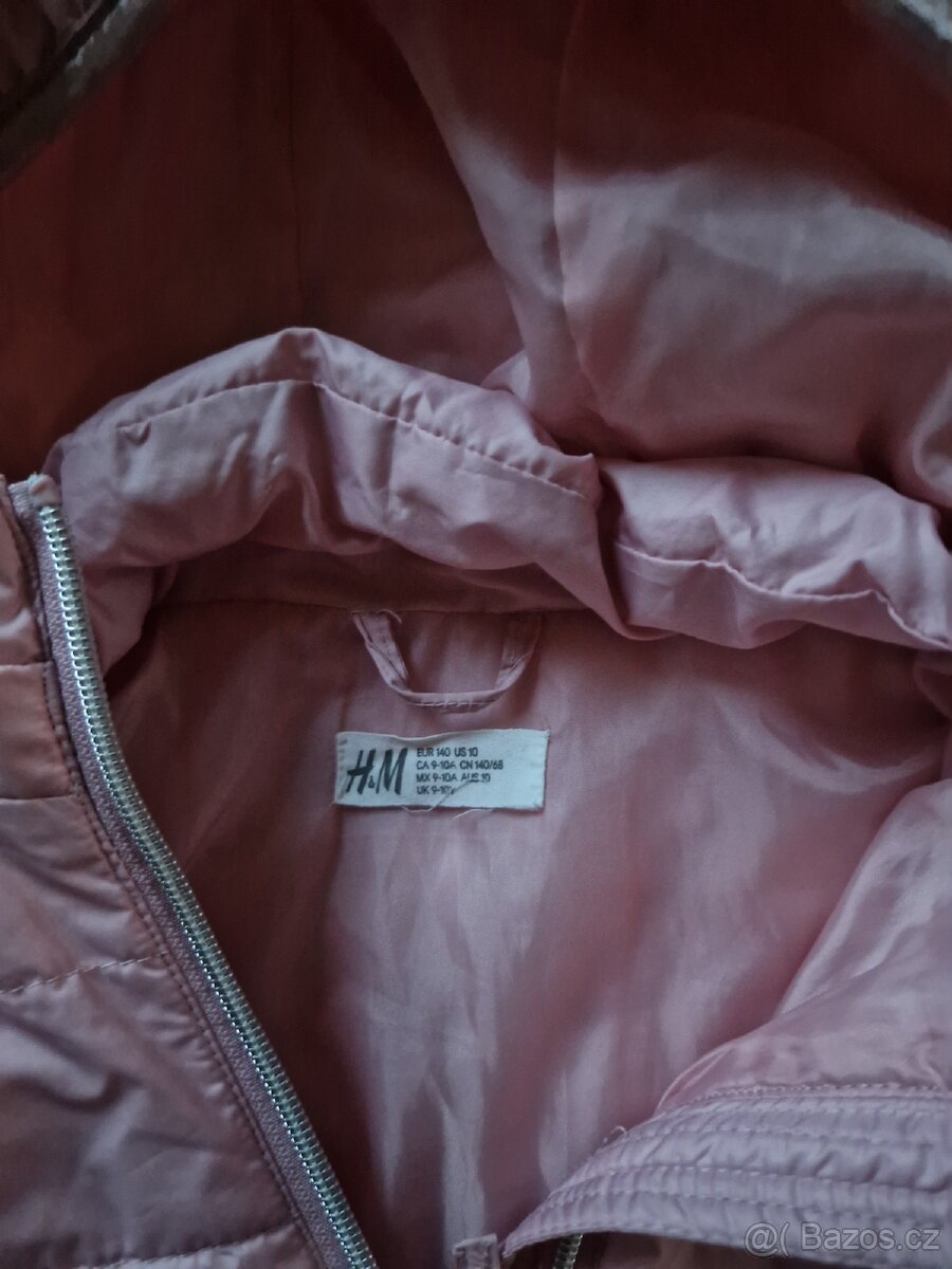 Bunda H&M vel. 140, zimní bunda vel.128, zn. Mayoral - 2