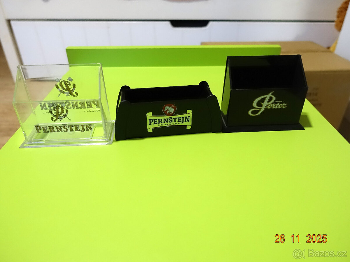 3ks stojánků na podtácky+12ks podtácků. - 2