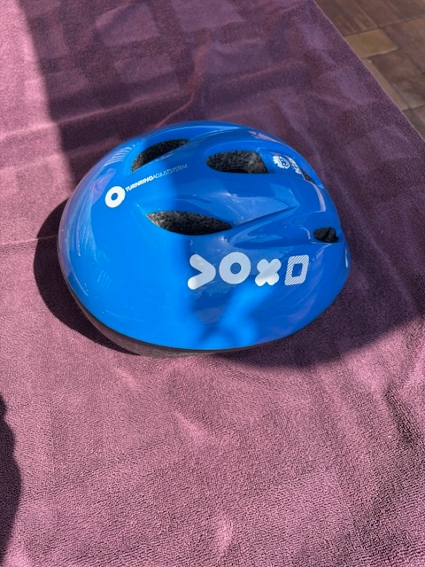 Cyklistická dětská helma BTWIN KH 300, modrá, S 47-53 cm - 2