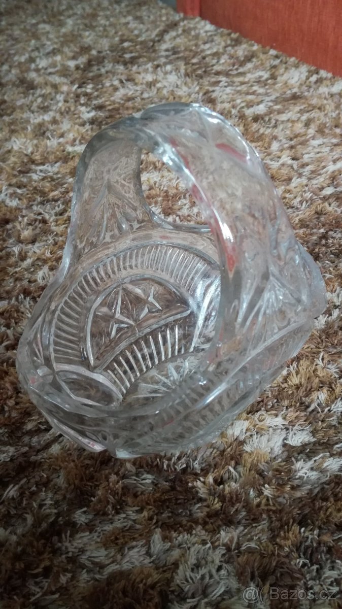 Skleněné dekorace a poháry Bohemia crystal - 2