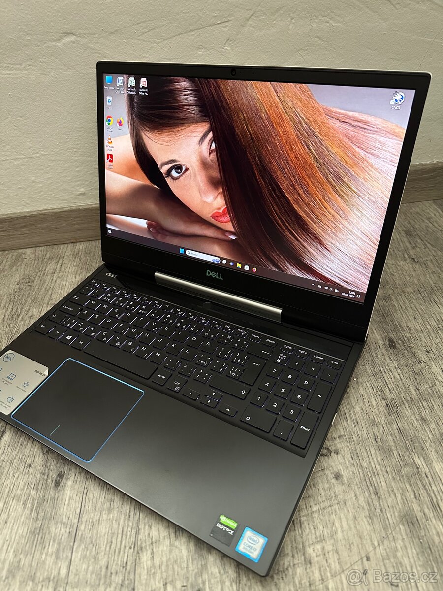 HERNÍ NOTEBOOK DELL BÍLÝ- i7/GPU-RTX/SSD/WIN - 2