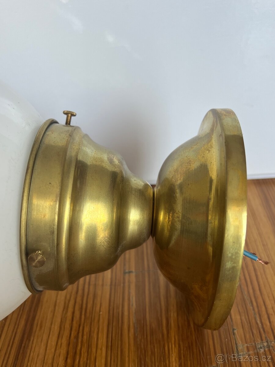 Starožitná mosazná stropnice - 2