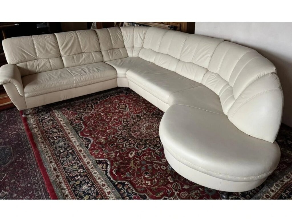 Rohová kožená sedací souprava, 3302 - 2