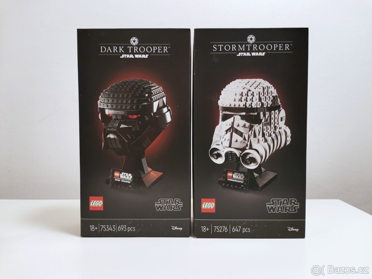 LEGO helmy - Marvel, Star Wars, DC - 2