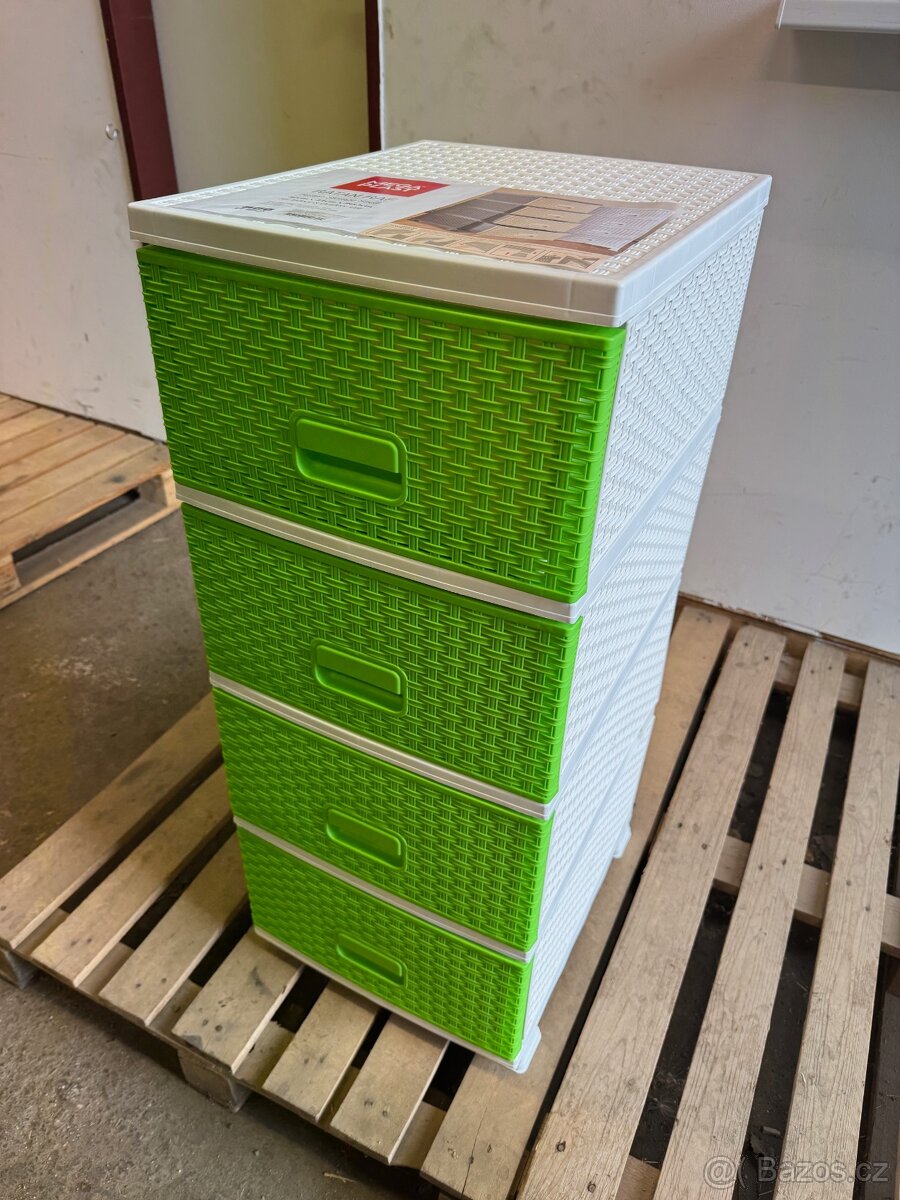 Komoda polyratan se zásuvnými šuplíky Mega Plast - 2