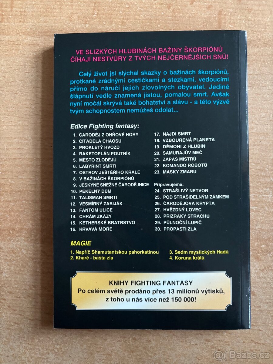 V Bažinách Škorpionů - Gamebook - 2