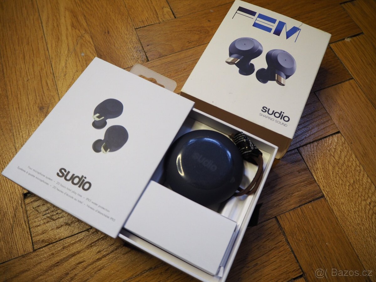 Sudio FEM True wireless sluchátka, modrá - 2