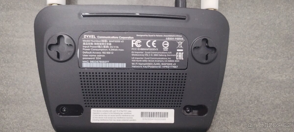 Zyxel WAP3205 v3 – WiFi access point / repeater - 2