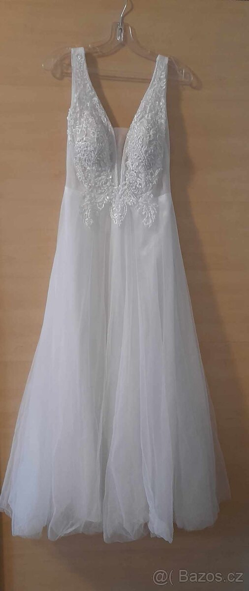 Svatební šaty velikost 38 - 2