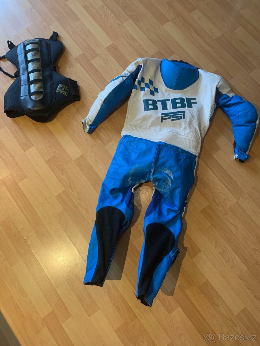 Motookombinéza kůže, jednodílná, zn. PSÍ HUBÍK - 2