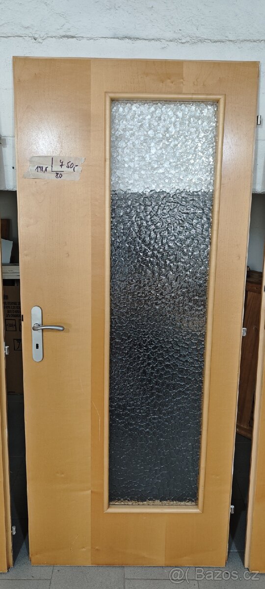 Vnitřní dveře s kováním, kvalitní, použité. - 2