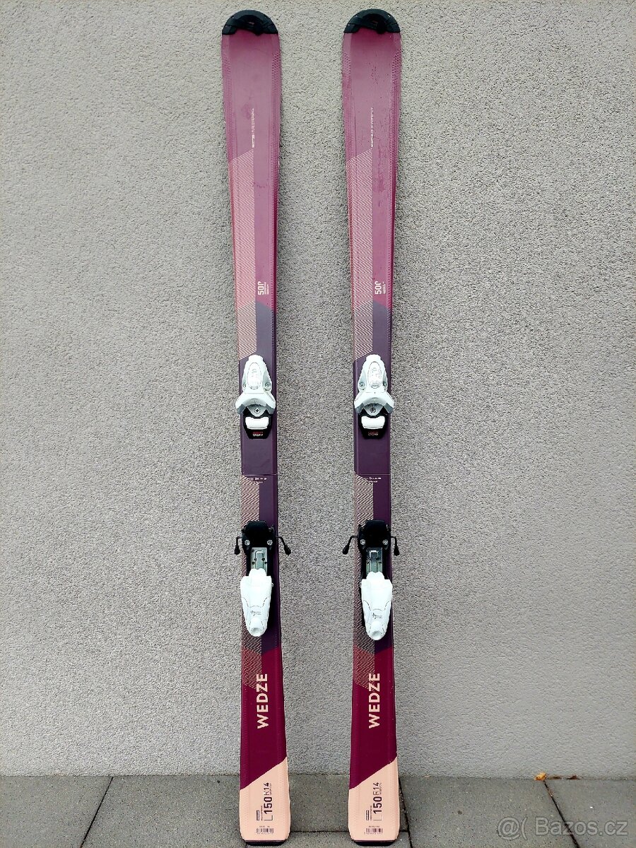 Lyže WED'ZE, 150 cm + lyžáky ATOMIC - 2