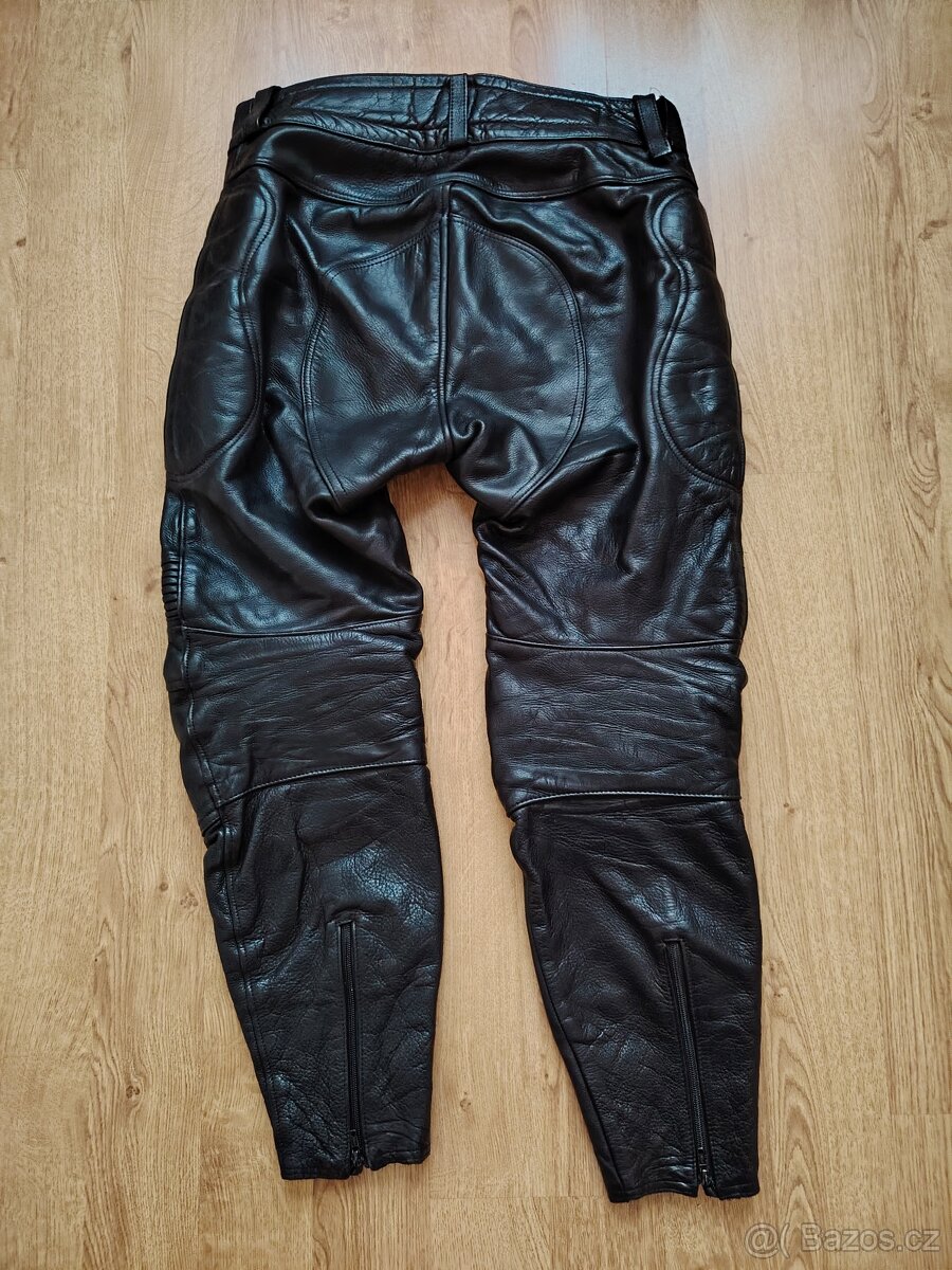 KOŽENÉ MOTORKÁŘSKÉ KALHOTY "MQP" - 2