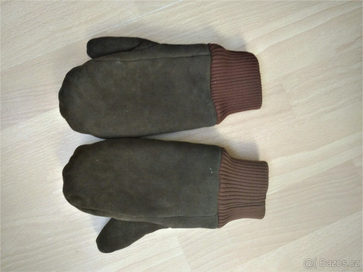 Dětské kožené rukavice + zimní set - 2