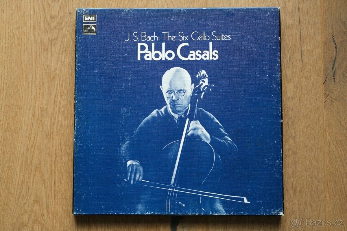 PABLO CASALS J.S BACH THE SIX CELLO SUITES - SOLO - 3 x LP - 2