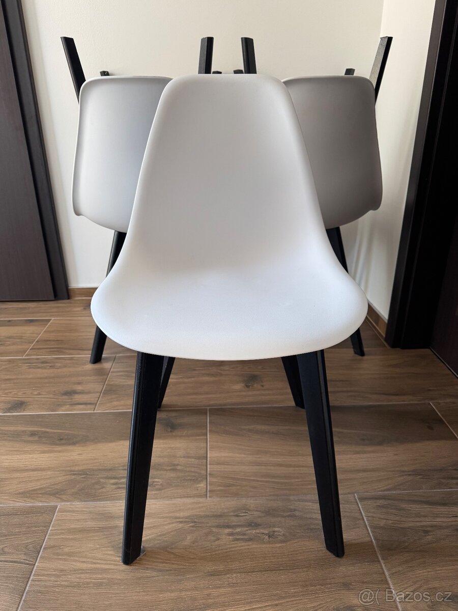 Židle bílá 5ks - 2