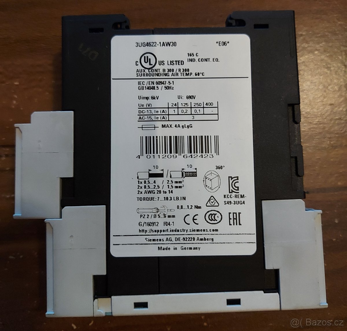 Monitorovací relé proudu a SPDT kontakty Siemens - 2