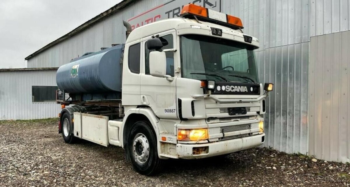 Scania P94-nosič kontejneru na splátky - 2