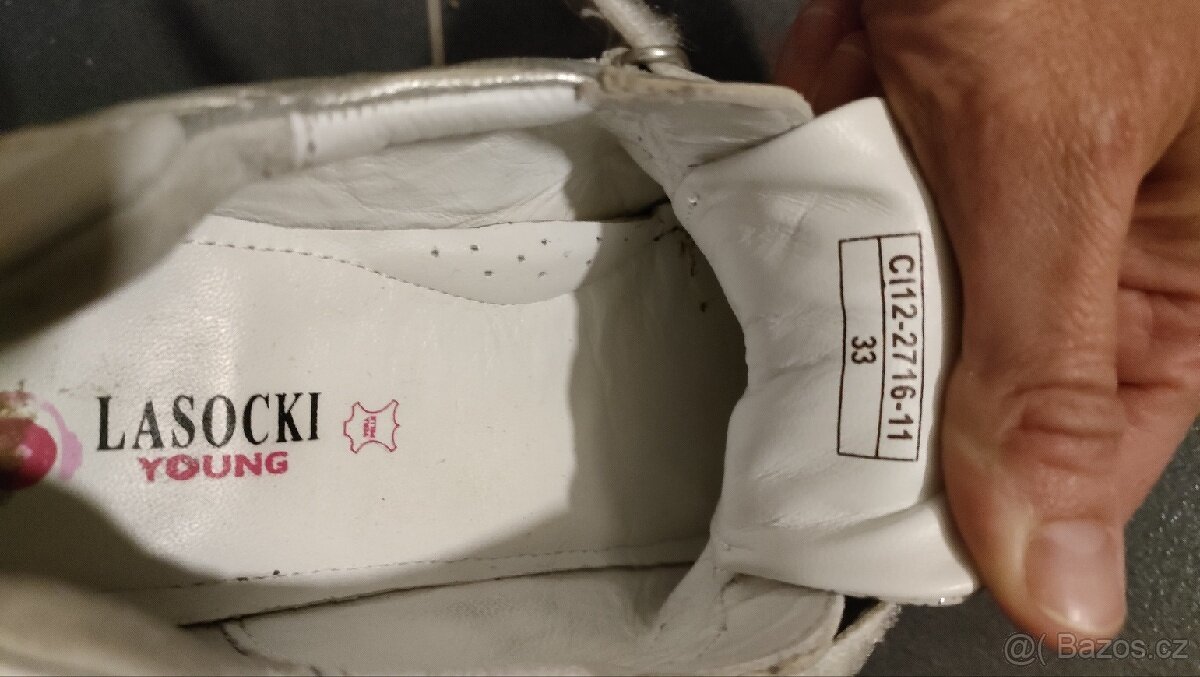 Kožené Lasocki vel 33 - 2