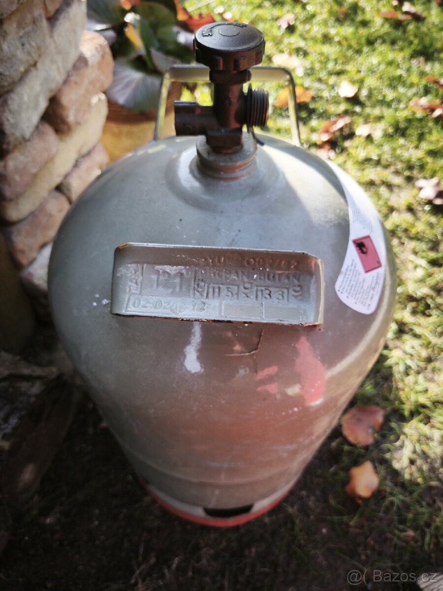 Prodám prázdnou propanbutanovou láhev 11kg - 2