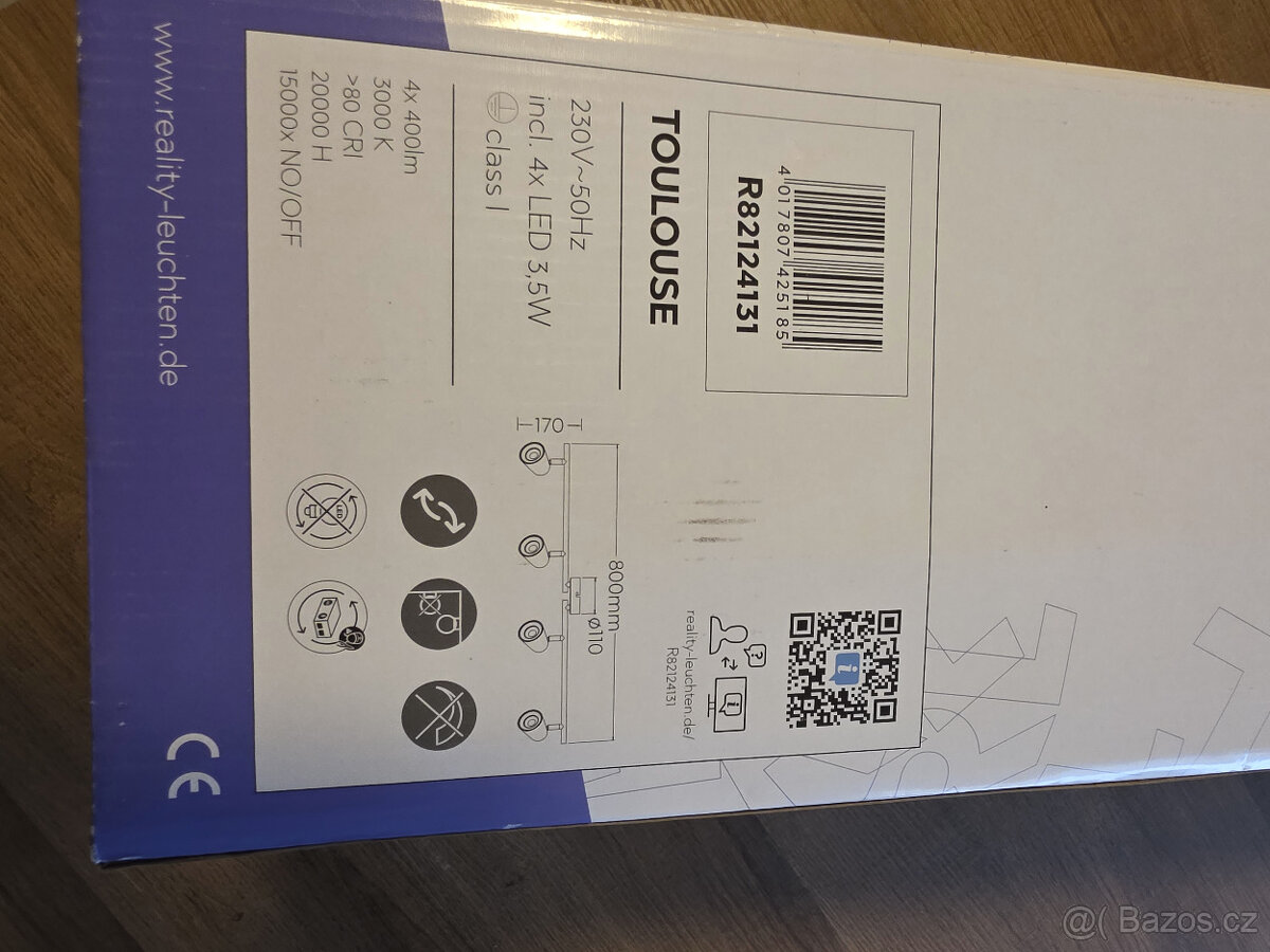 LED bodové osvětlení Reality Toulouse bílá - 2