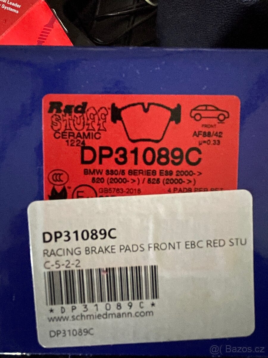 Destičky EBC red stuff - 2