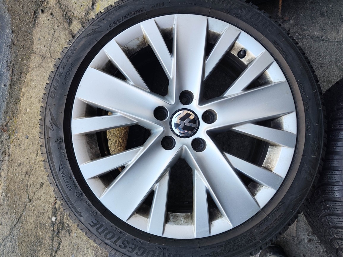 17"zimní alu sada 5x112 origo Sharan Alhambra Golf Touran - 2