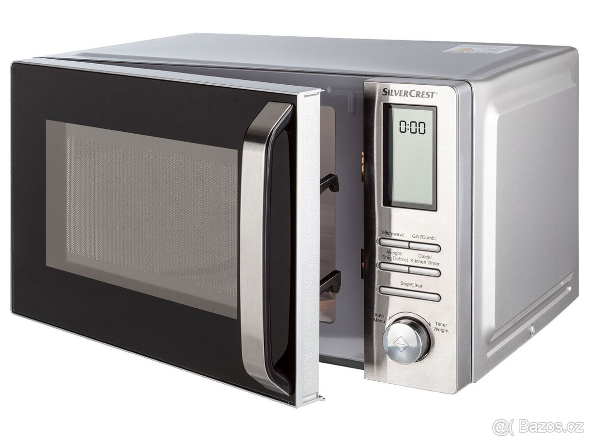 Mikrovlnná trouba Silvercrest stříbrná - 2