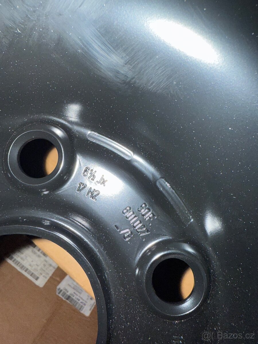 Plechovy disk skoda nový R17 vhodné na rezervu kodiaq ap - 2