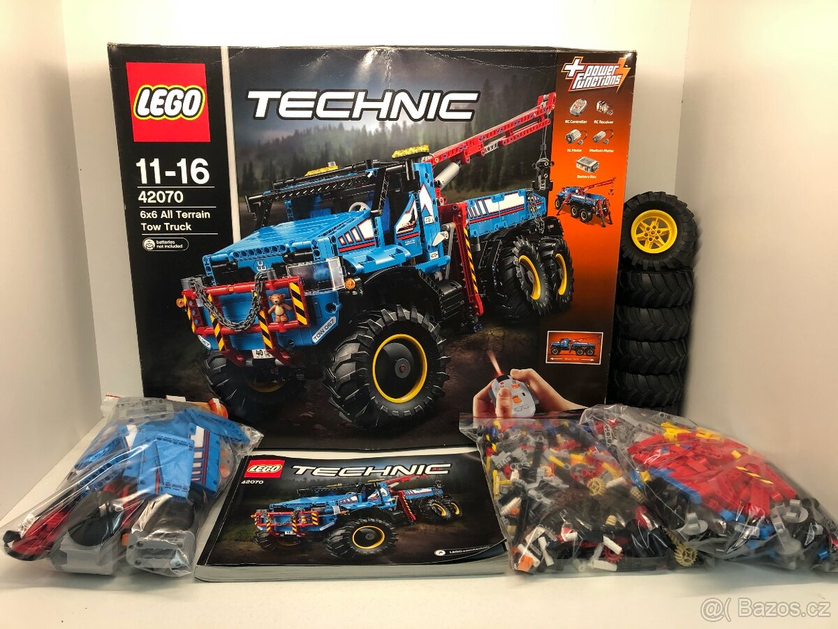 LEGO Technic 42070 Terénní odtahový vůz 6x6 - 2