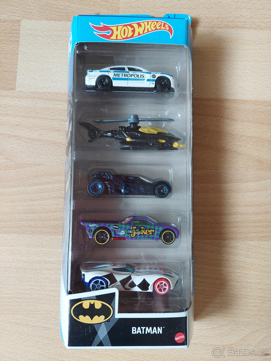 Autíčka Hot Wheels, edice Batman - nové - 2