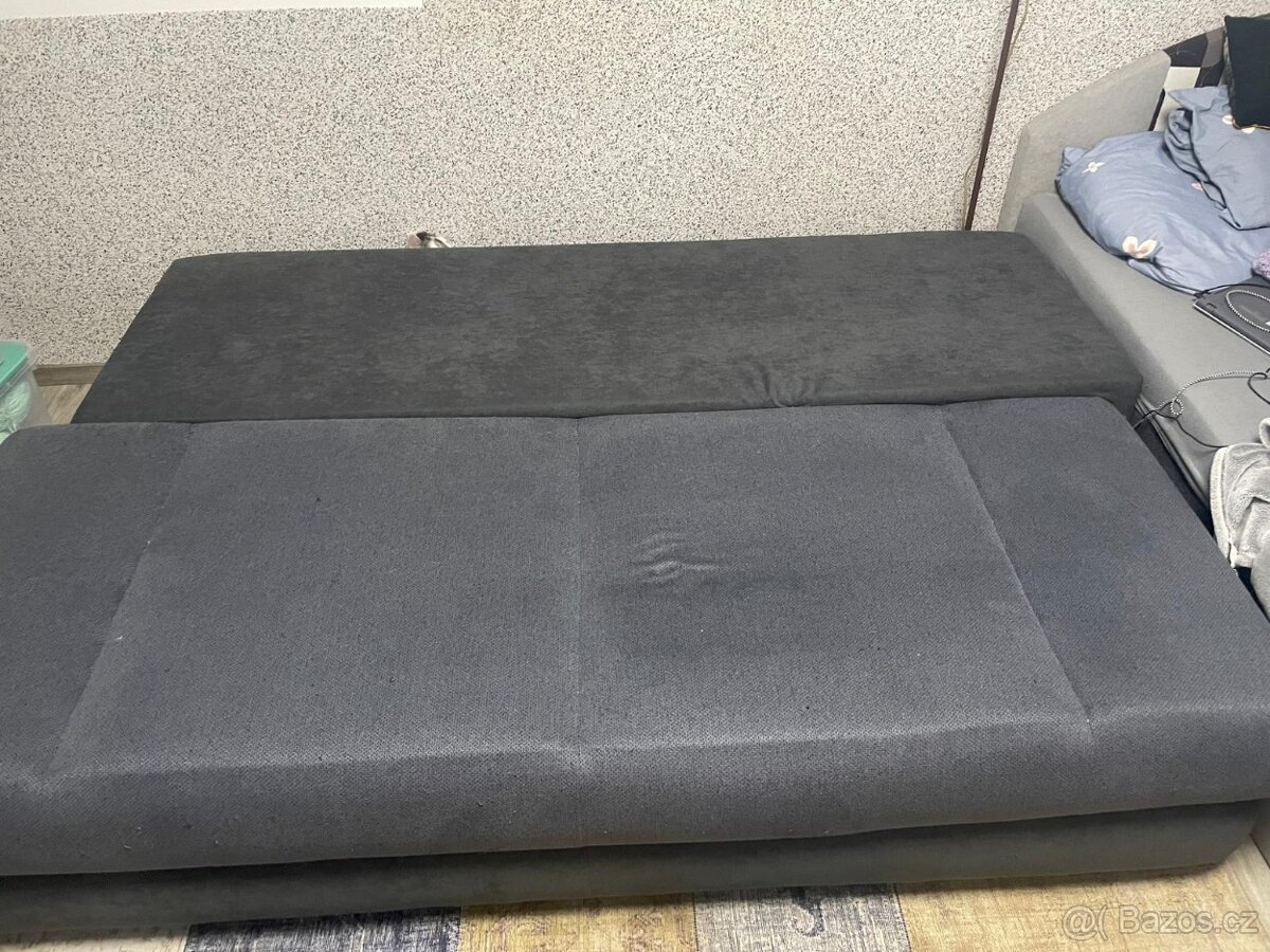 Sedačka rozkládací s úložným prostorem - 2