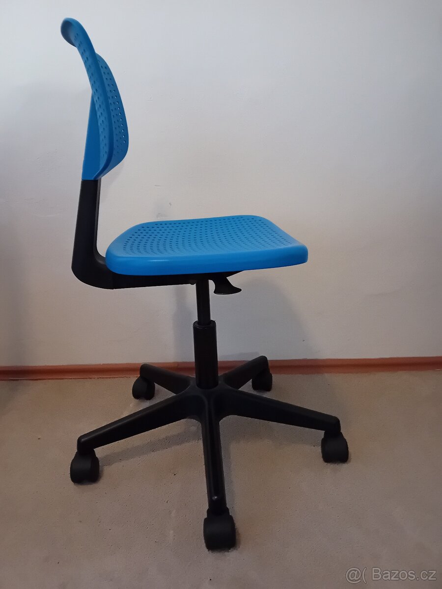 Dětská židle Alrik modrá značka IKEA - 2