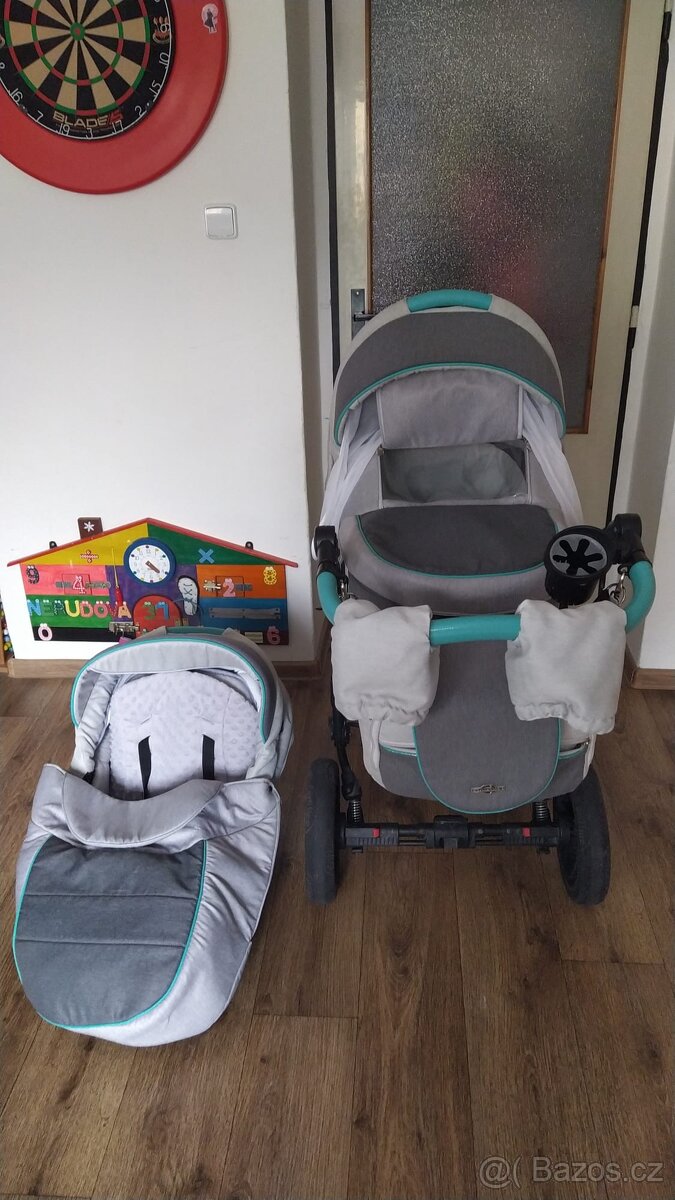 Prodám kočárek, dvojkombinace. - 2