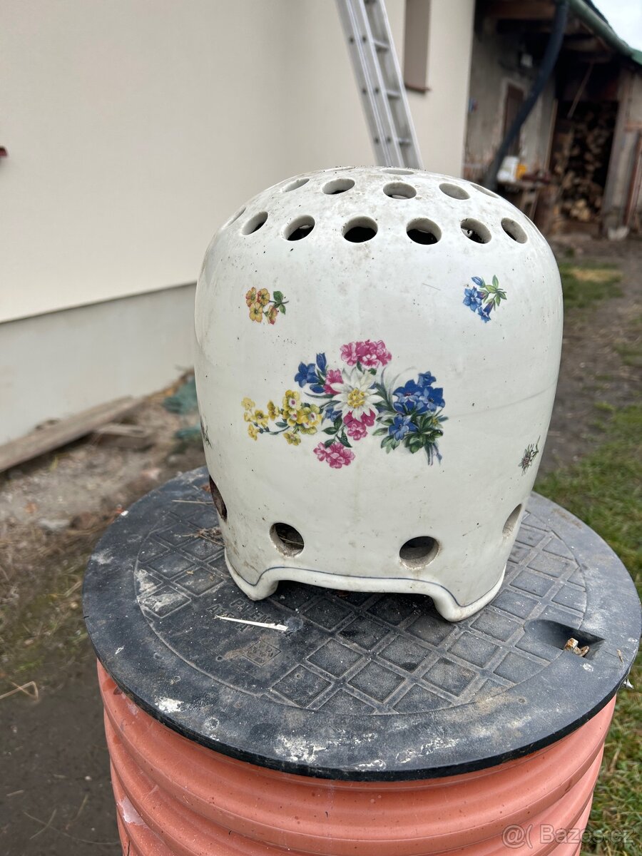 Starý porcelánový přímotop - 2