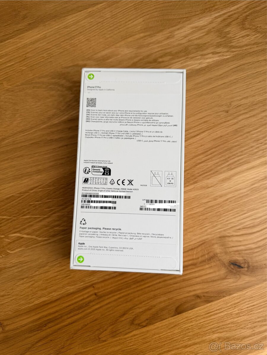iPhone 17 Pro 256GB Cosmic Orange NOVÝ - 2