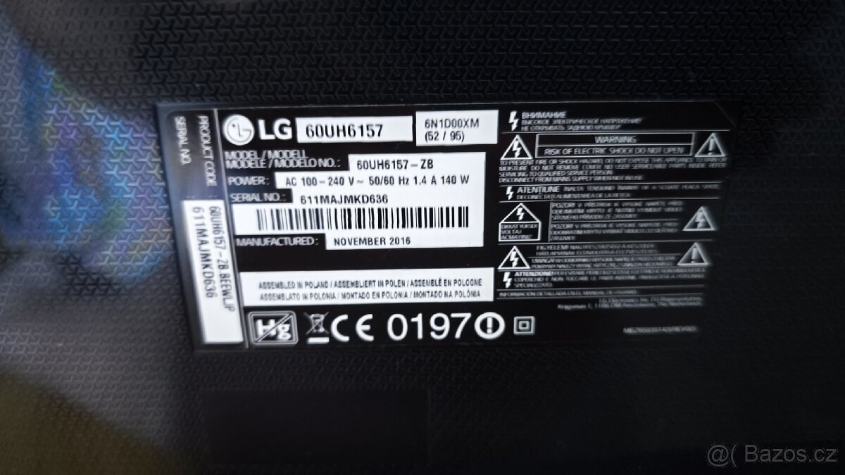 Televize LG 60UH6157 - 2