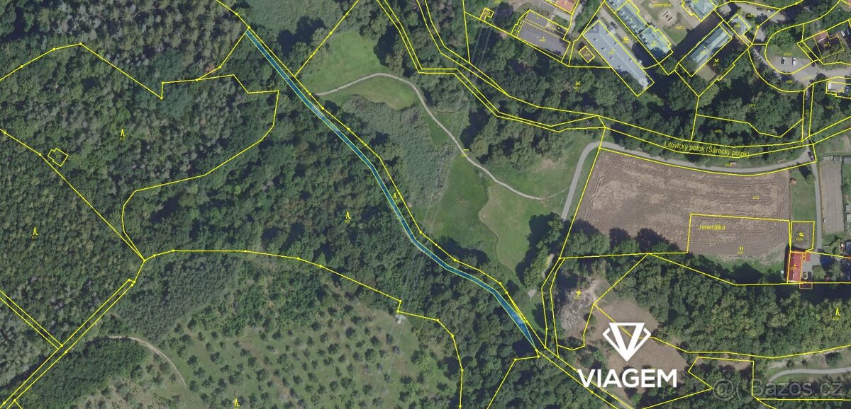 Les 651 m², Podíl 75 % o výměře 488 m² - 2