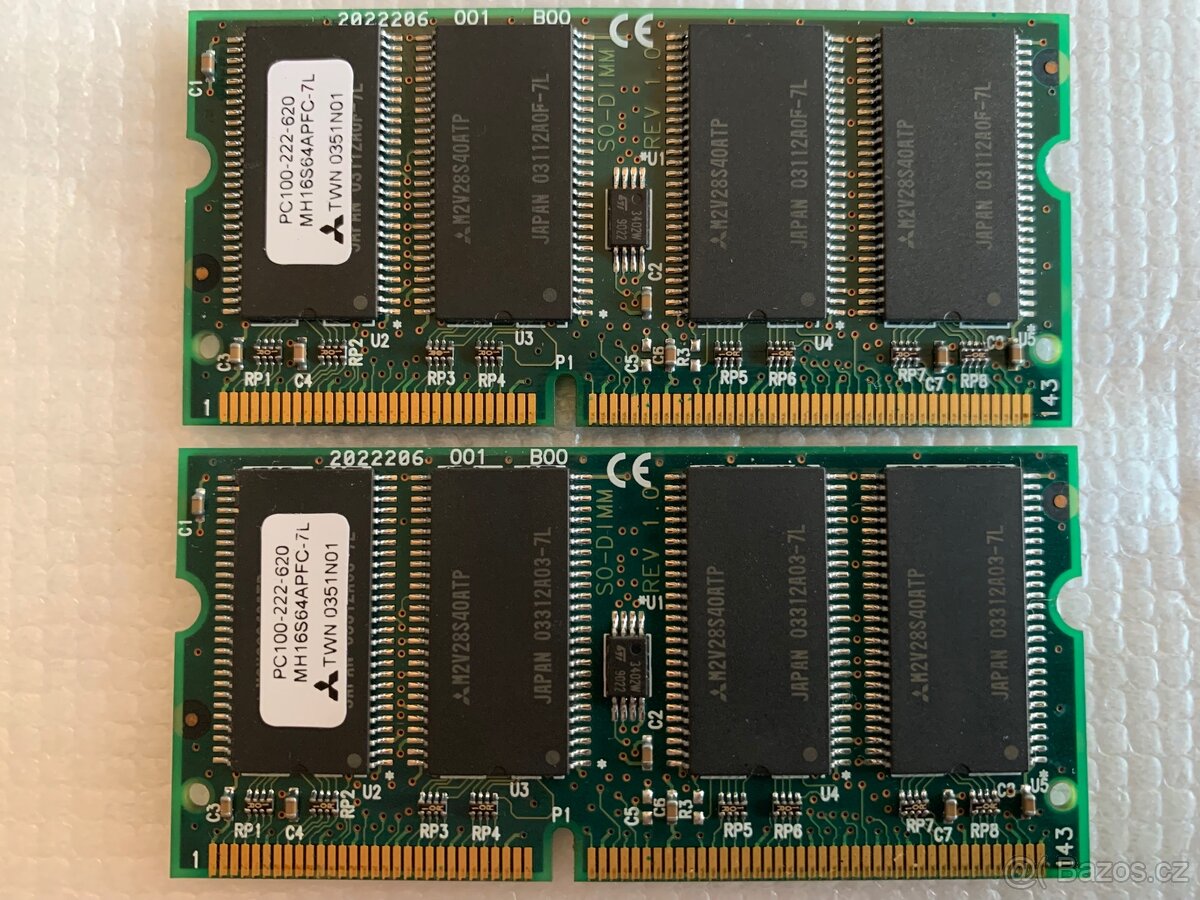 Apple Macintosh PowerBook G3 SDRAM 2x SO-DIMM - 2