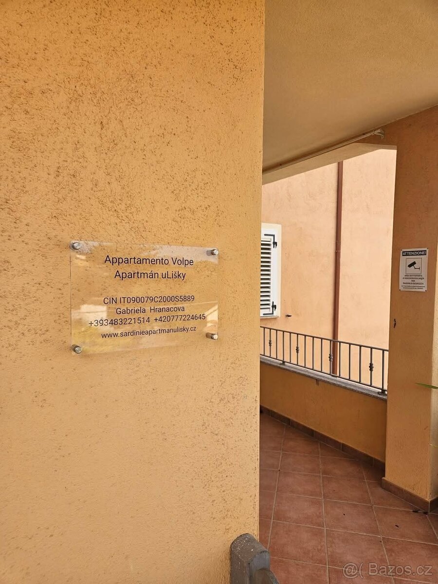 Sardinie pronájem apartmánu - 2