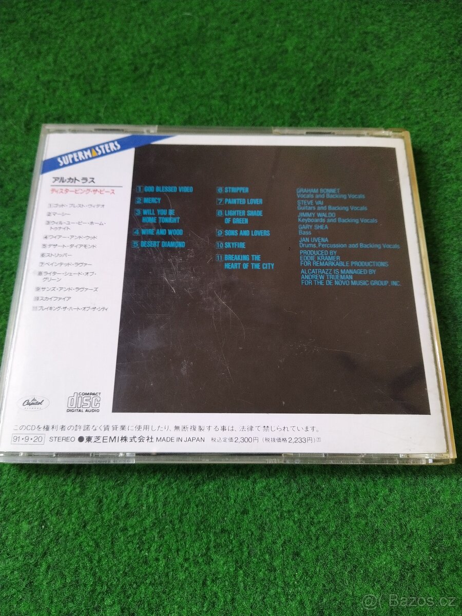 Rezervace CD Alcatrazz - Disturbing The Peace - 2