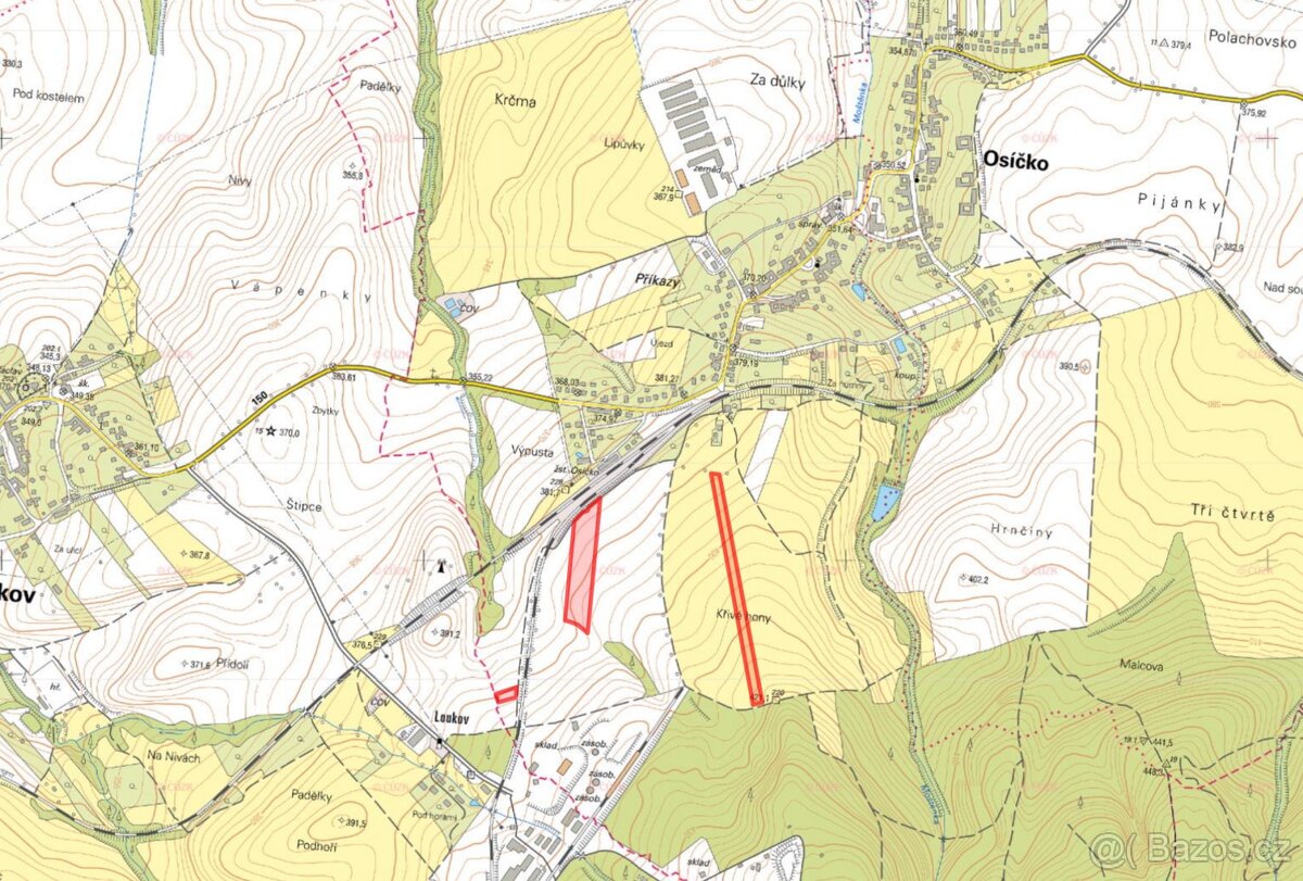 Zemědělská půda, prodej, Osíčko, Kroměříž - 2