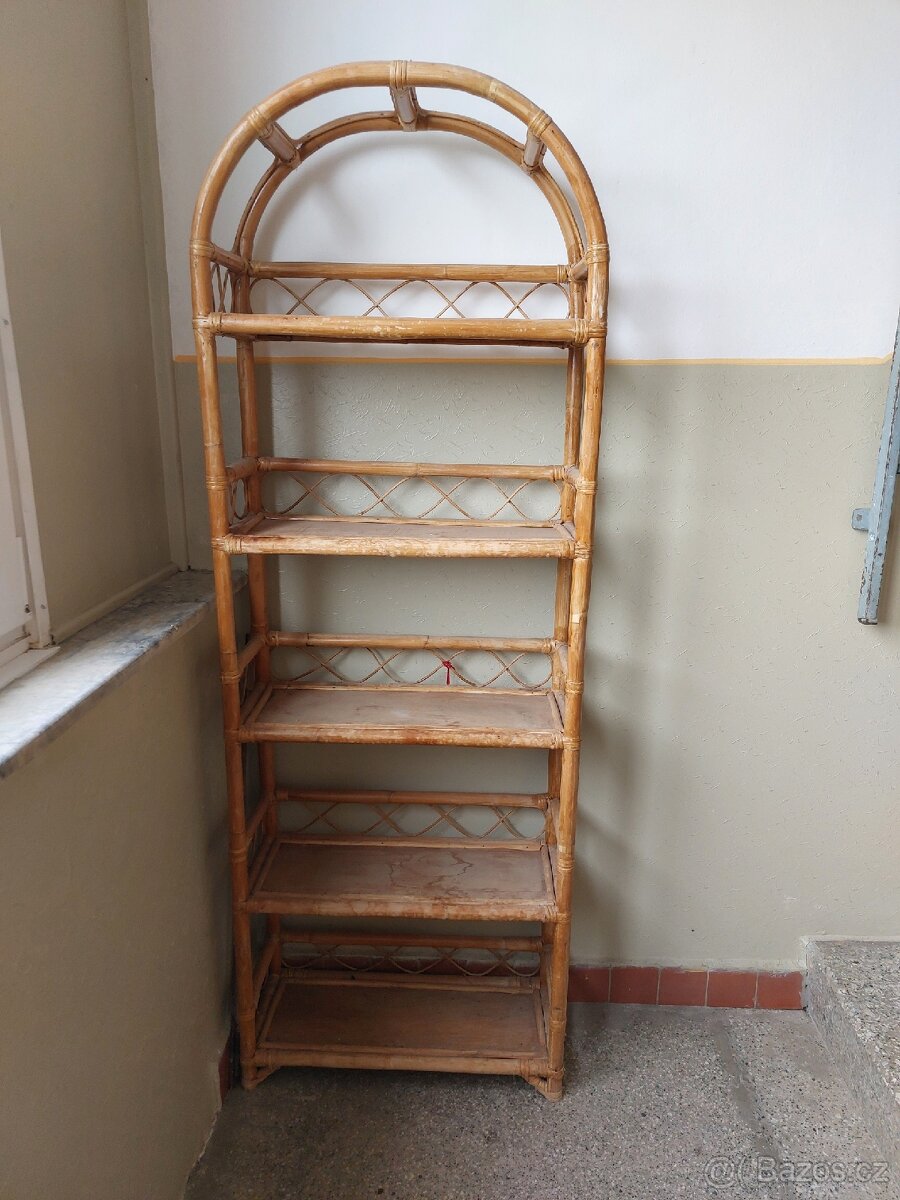 Regál ratanový - 2