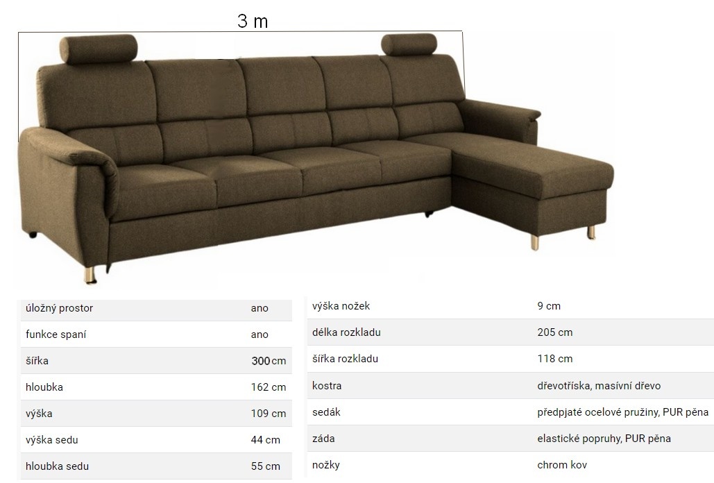 Sedací souprava s místem pro spaní - 2