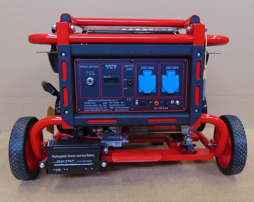 Elektrocentrála 3,1kW, SLEVA elektrostart, česká firma AKCE - 2