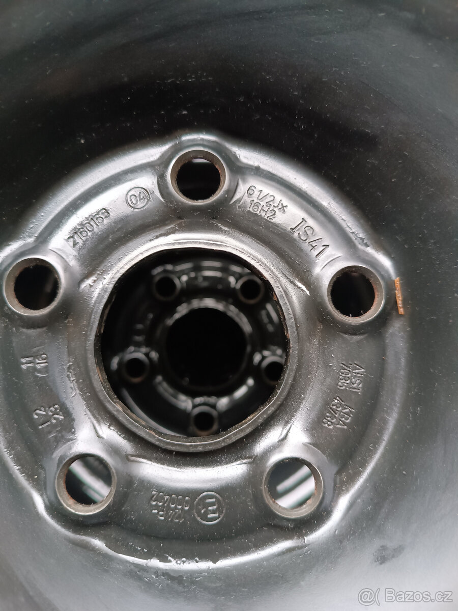 Opel Astra K - disky 6,5x16 et41 + čidla (TPMS) - 2