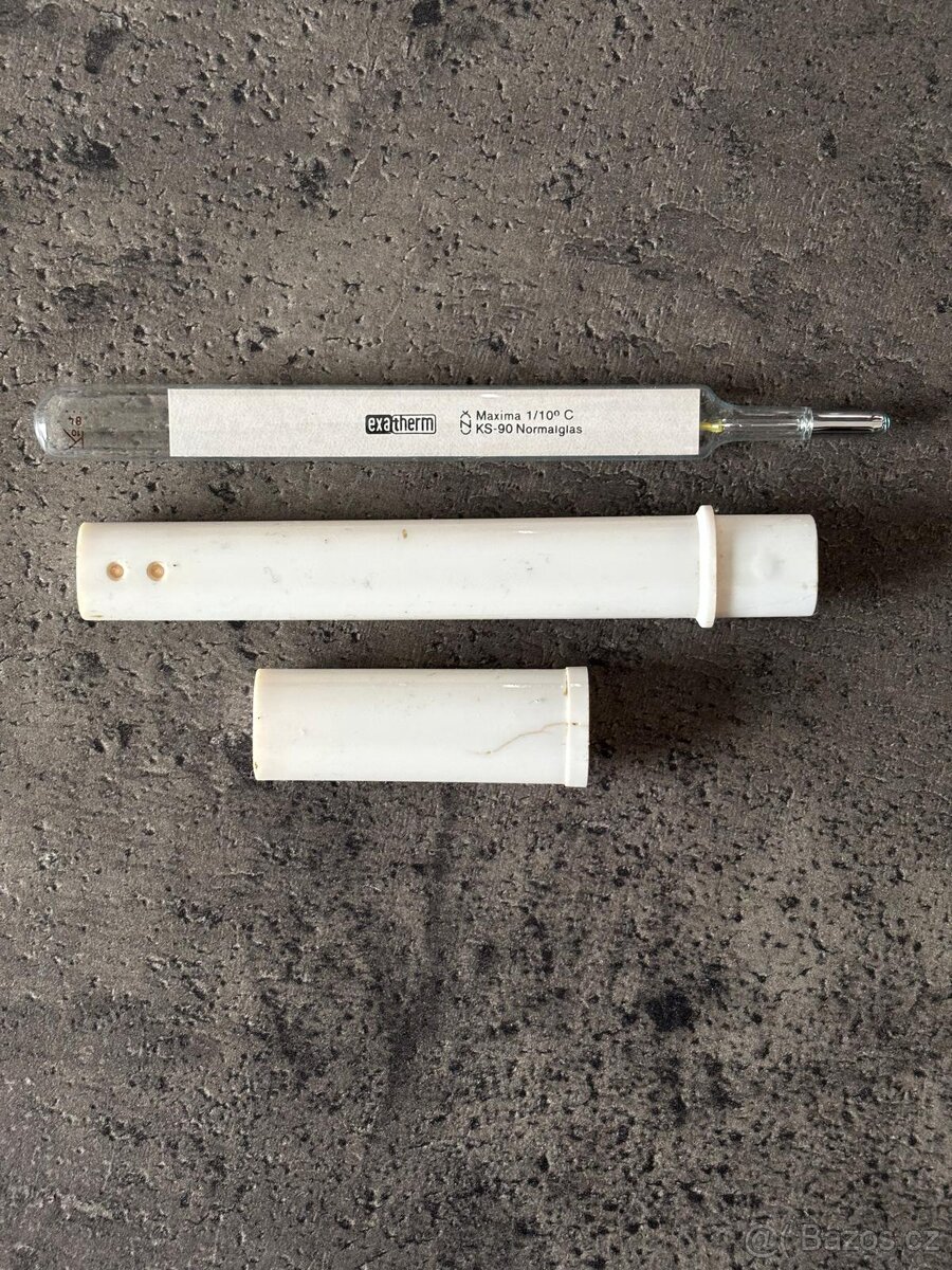 Retro starý teploměr Exatherm ČSSR - 2